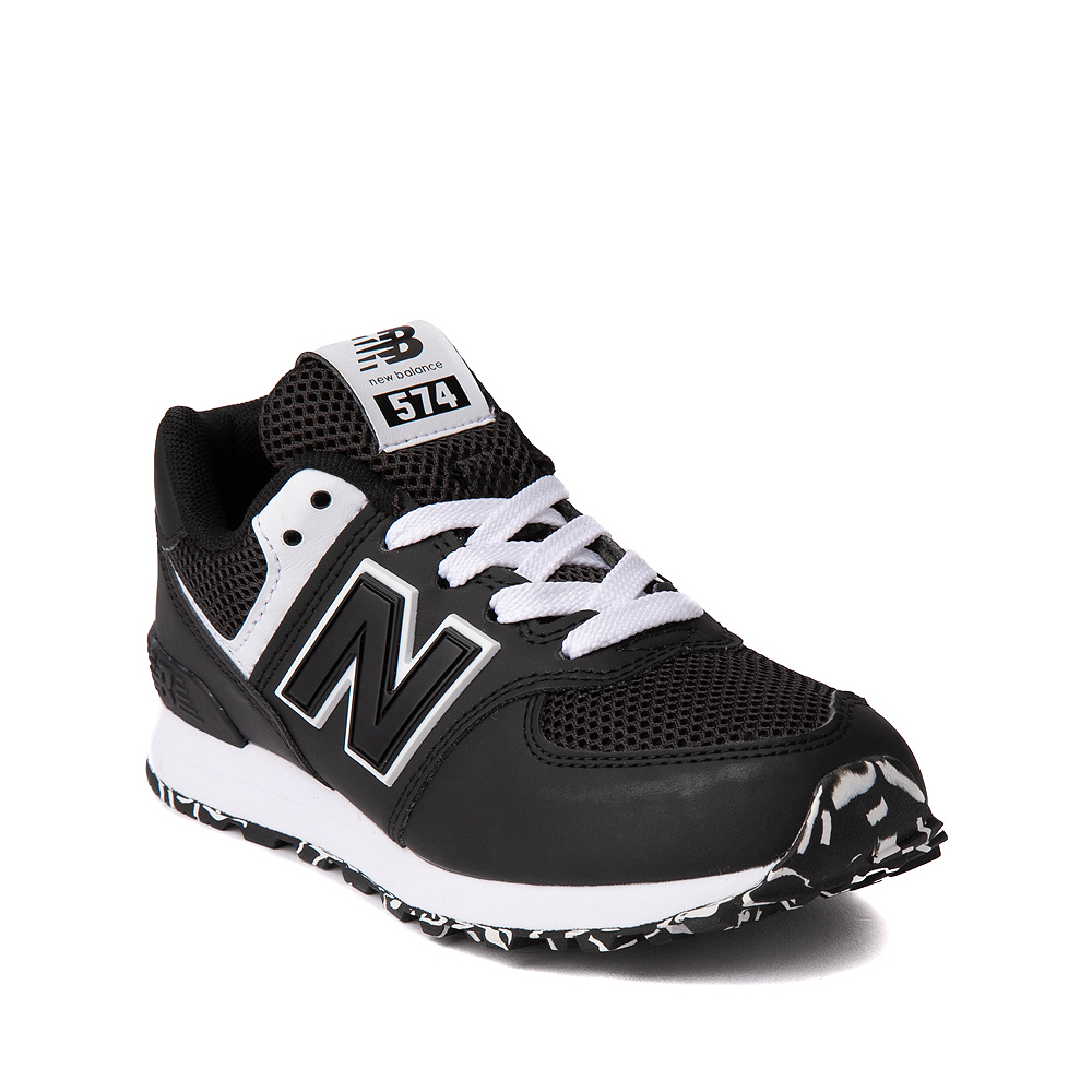 New Balance 574 Athletic Shoe - Big Kid - Black / White | Journeys