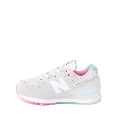 Alternate view of New Balance 574 Athletic Shoe - Little Kid - Gray / Multicolor