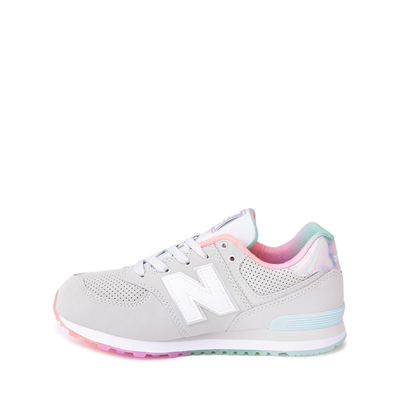 Alternate view of New Balance 574 Athletic Shoe - Big Kid - Gray / Multicolor