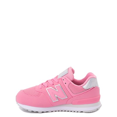 Alternate view of New Balance 574 Athletic Shoe - Little Kid - Pink / Lenticular