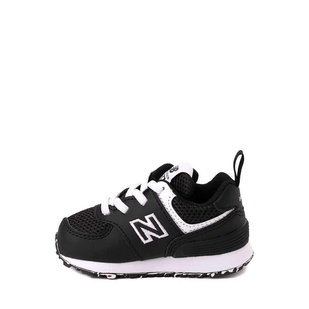 New Balance 574 Athletic Shoe - Baby / Toddler - Black / White | Journeys