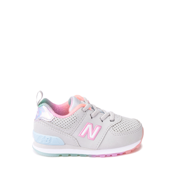 New Balance 574 Athletic Shoe - Baby / Toddler - Gray / Multicolor