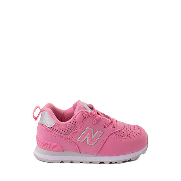 Main view of New Balance 574 Athletic Shoe - Baby / Toddler - Pink / Lenticular