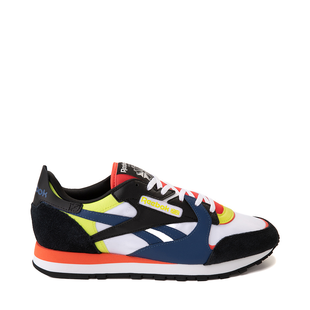 Mens Reebok Classic Leather Athletic - / White / Multicolor | Journeys