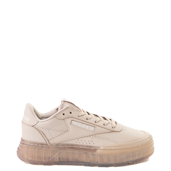 Main view of Womens Reebok Club C Double Geo Athletic Shoe - Tan Ice