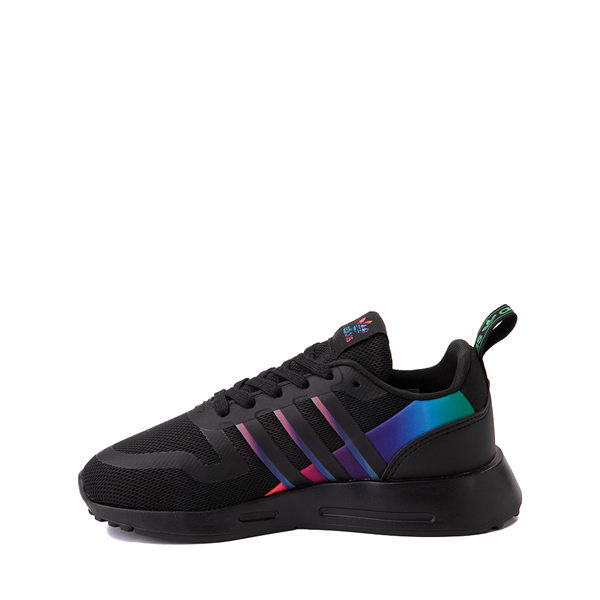 alternate view adidas Multix Athletic Shoe - Little Kid - Black / MulticolorALT1