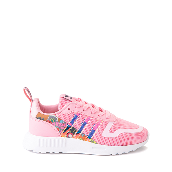 Main view of adidas Multix Athletic Shoe - Little Kid - Pink / Floral / Lenticular