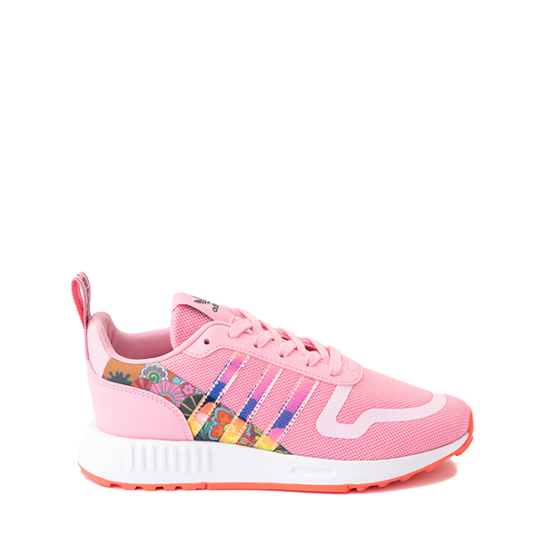 Image of Adidas Multix Athletic Shoe - Big Kid Pink - Floral Lenticular
