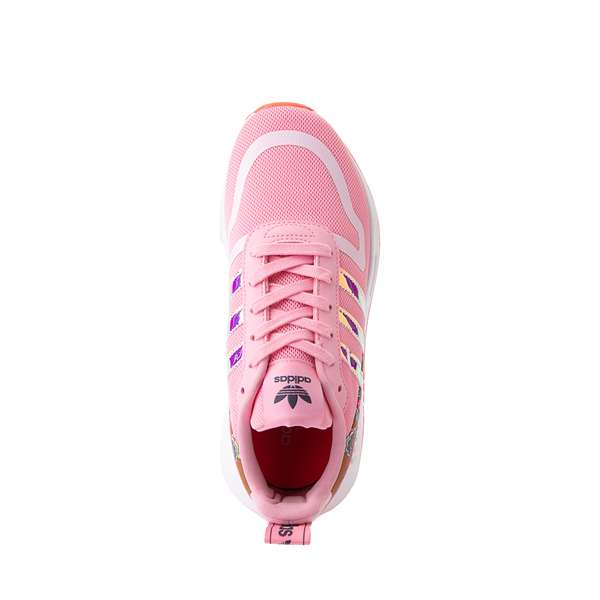 alternate view adidas Multix Athletic Shoe - Big Kid - Pink / Floral / LenticularALT2