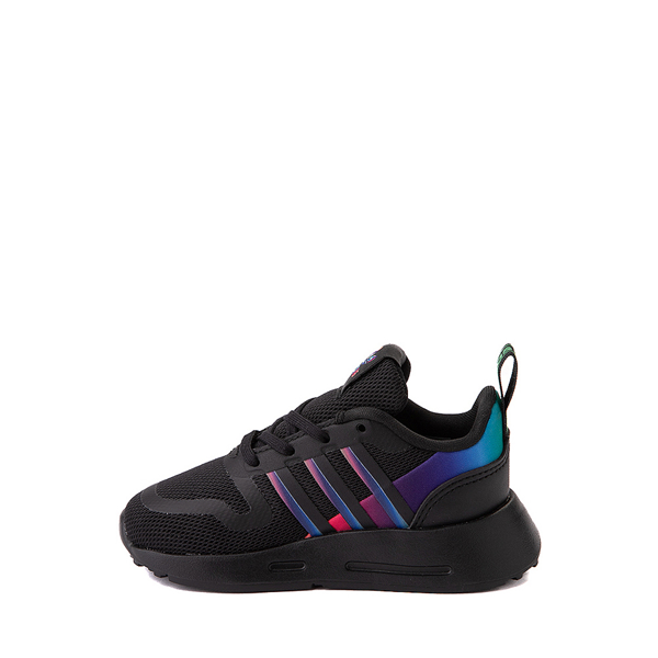 alternate view adidas Multix Athletic Shoe - Baby / Toddler - Black / MulticolorALT1