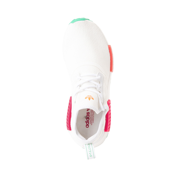 alternate view Womens adidas NMD R1 Athletic Shoe - White / PinkALT2