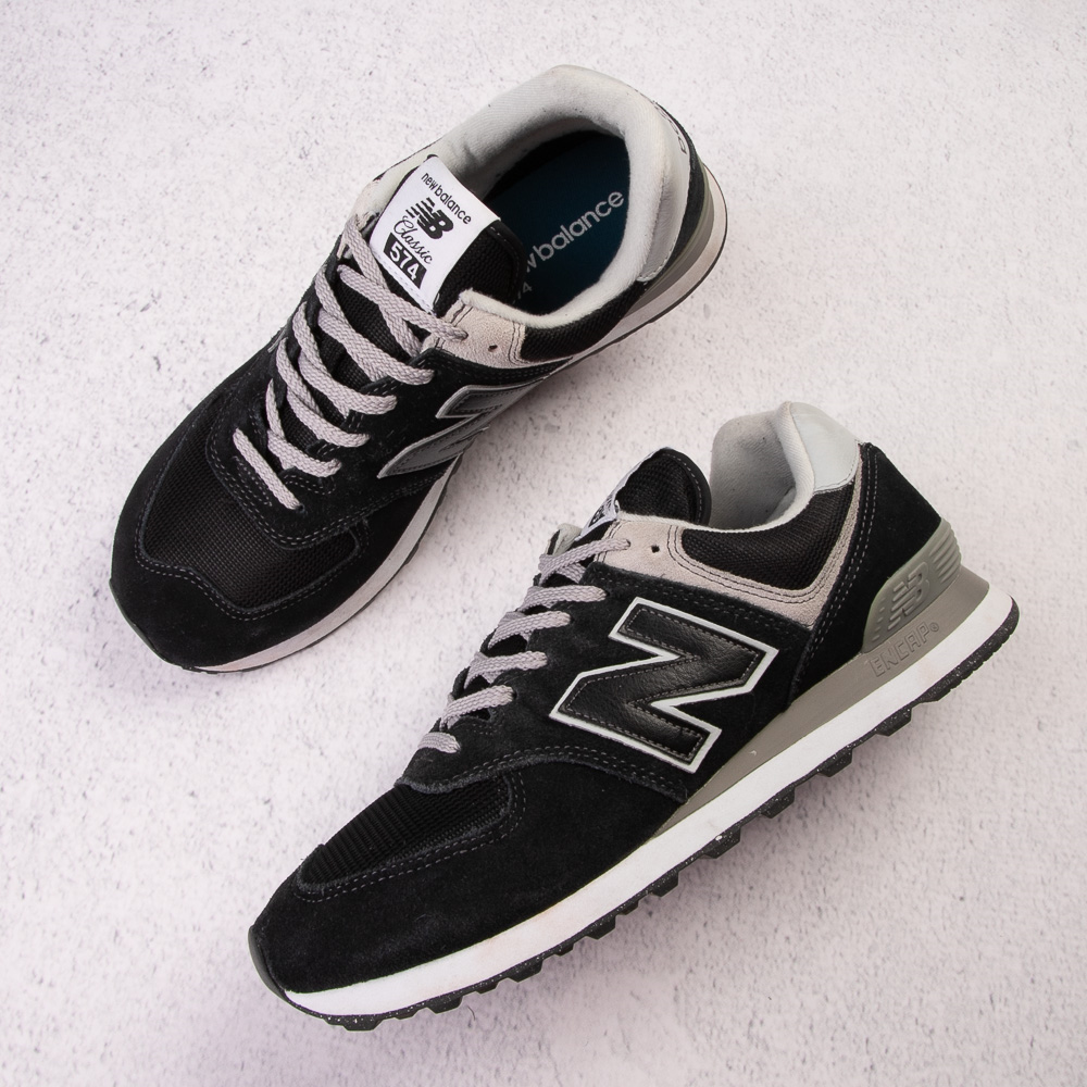 Mens New Balance 574 Athletic Shoe - Black / Gray
