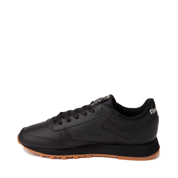 alternate view Womens Reebok Classic Leather Athletic Shoe - Black / GumALT1