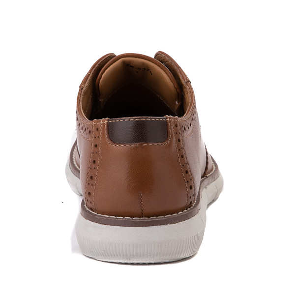 alternate view Johnston and Murphy Holden Wingtip Casual Shoe - Little Kid / Big Kid - TanALT4