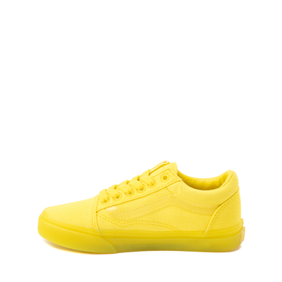 Alternate view of Vans Old Skool Translucent Skate Shoe - Little Kid - Yellow Monochrome