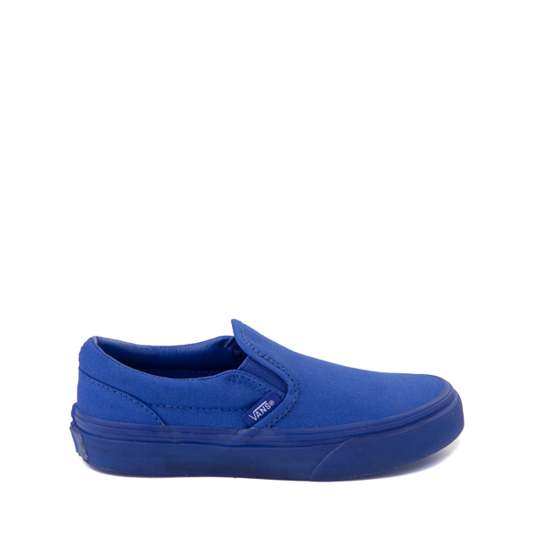 Main view of Vans Slip-On Translucent Skate Shoe - Little Kid - Blue Monochrome