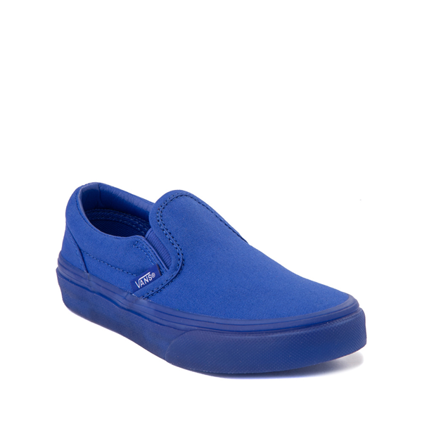 alternate view Vans Slip-On Translucent Skate Shoe - Little Kid - Blue MonochromeALT5