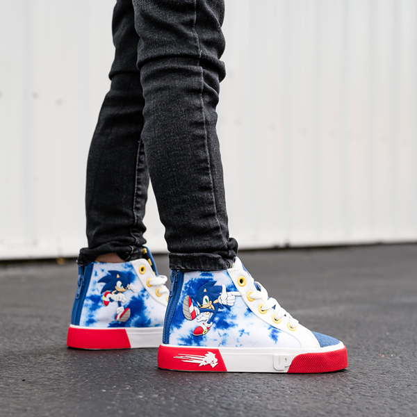 Ground Up Sonic The Hedgehog™ Hi Sneaker - Little Kid / Big Kid - Royal Blue