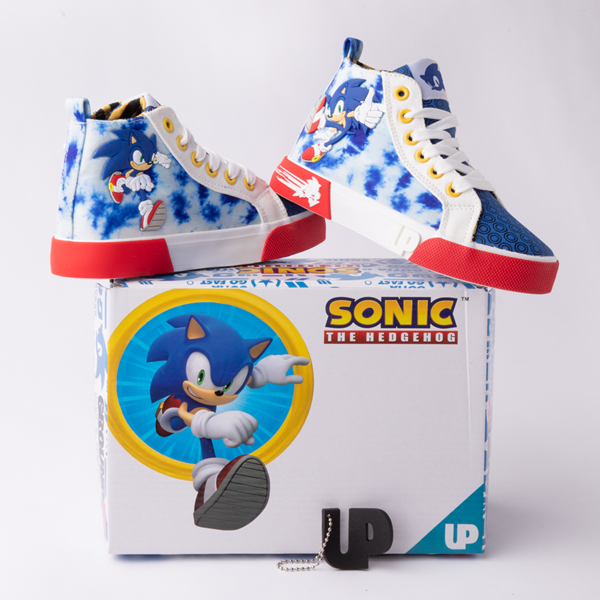 Ground Up Sonic The Hedgehog™ Hi Sneaker - Little Kid / Big Kid - Royal Blue