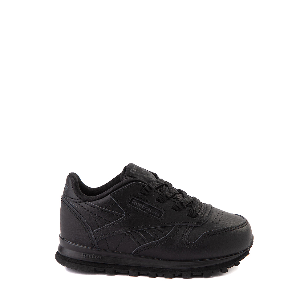 Reebok Classic Leather Clip Athletic Shoe - Baby / Toddler - Black
