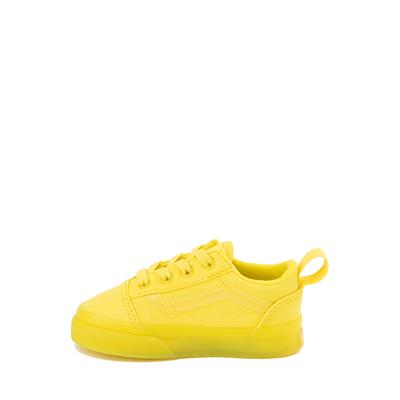 Alternate view of Vans Old Skool Translucent Skate Shoe - Baby / Toddler - Yellow Monochrome