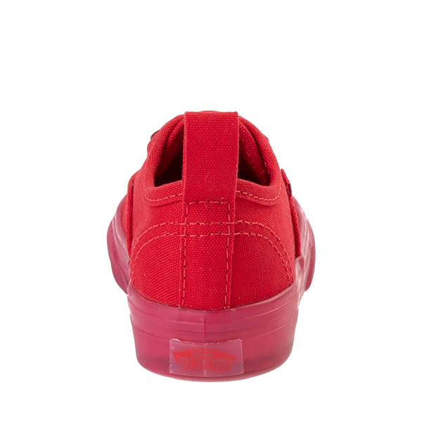 alternate view Vans Authentic Translucent Skate Shoe - Baby / Toddler - Red MonochromeALT4