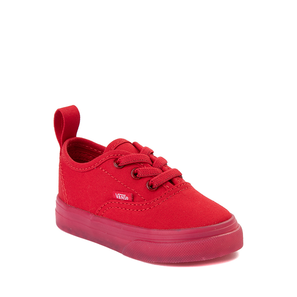 alternate view Vans Authentic Translucent Skate Shoe - Baby / Toddler - Red MonochromeALT5