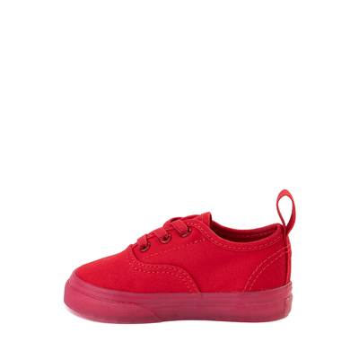 Alternate view of Vans Authentic Translucent Skate Shoe - Baby / Toddler - Red Monochrome