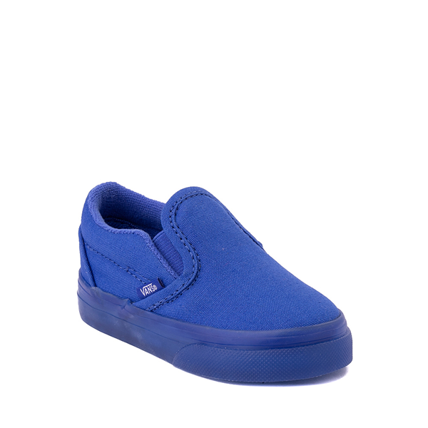 alternate view Vans Slip-On Translucent Skate Shoe - Baby / Toddler - Blue MonochromeALT5