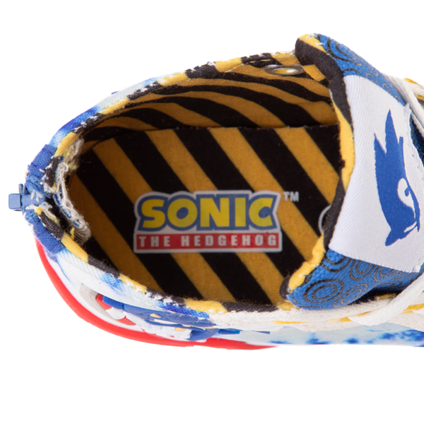 alternate view Ground Up Sonic The Hedgehog™ Hi Sneaker - Toddler - Royal BlueALT2B