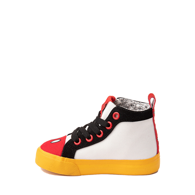 Alternate view of Ground Up Disney Mickey Mouse Hi Sneaker - Toddler - White / Red / Black