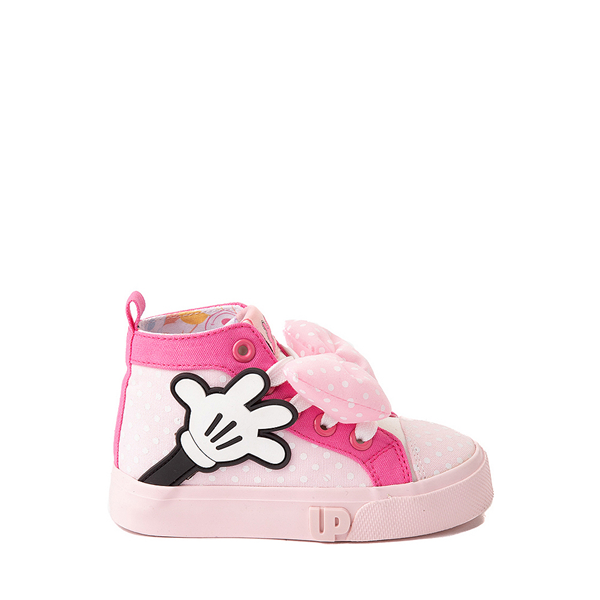 Main view of Ground Up Disney Minnie Mouse Hi Sneaker - Toddler - Pink