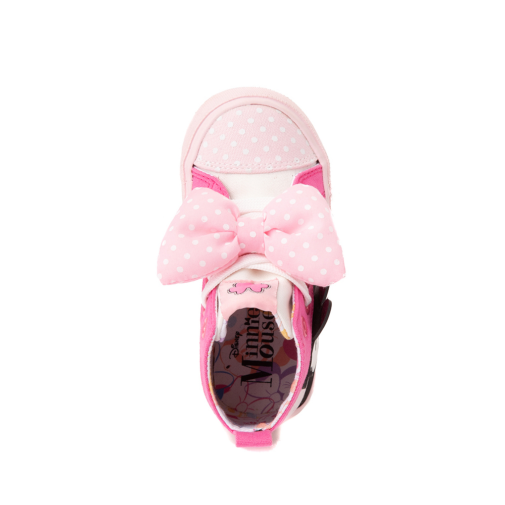 Girls Minnie Mouse Baby Toddler Sneakers Size 7 9 10 11 or 12 Soft Toe High 