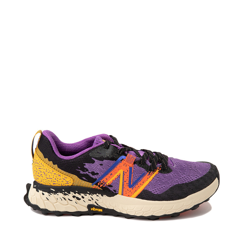 Mens New Balance Fresh Foam X Hierro V7 Athletic Shoe - Mystic Purple / Sunflower