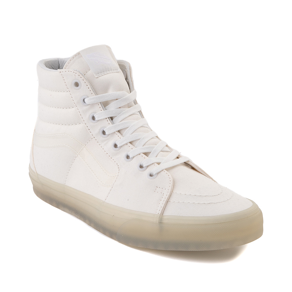 Vans Sk8-Hi Translucent Skate Shoe - White Monochrome | Journeys
