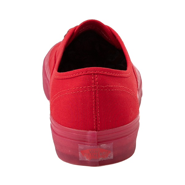 alternate view Vans Authentic Translucent Skate Shoe - Red MonochromeALT4