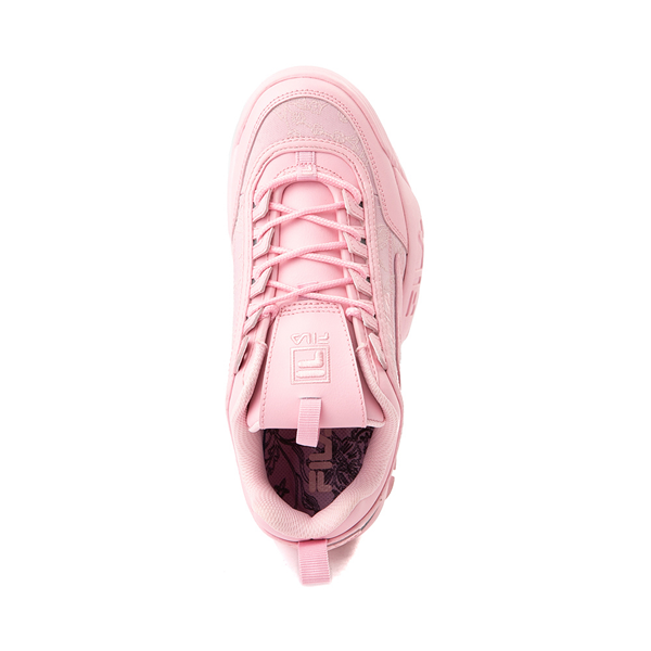 alternate view Womens Fila Disruptor 2 Premium Jacquard Athletic Shoe - Pink FloralALT2