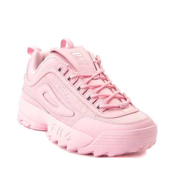 alternate view Womens Fila Disruptor 2 Premium Jacquard Athletic Shoe - Pink FloralALT5