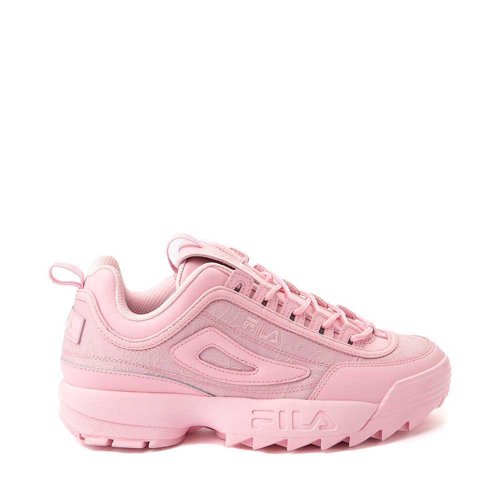 desvanecerse respuesta limpiar Womens Fila Disruptor 2 Premium Jacquard Athletic Shoe - Pink Floral |  Journeys
