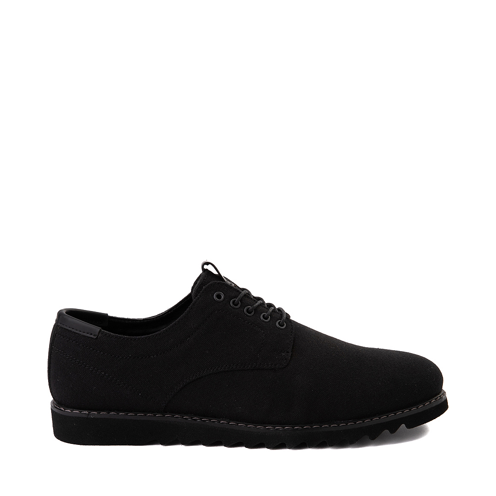 Mens Crevo Buddy Oxford Casual Shoe - Black Monochrome