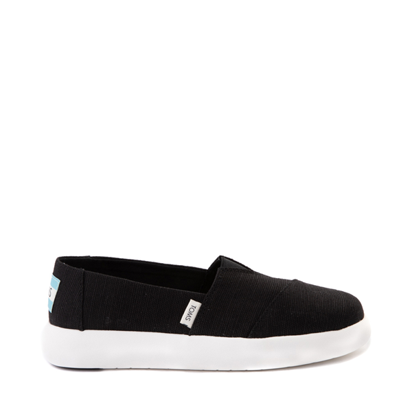 Womens TOMS Classic Mallow Slip On Casual Shoe - Black