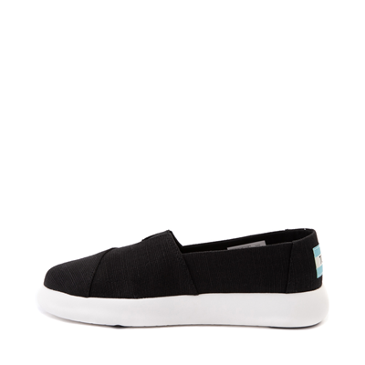 Alternate view of Womens TOMS Classic Mallow Slip On Casual Shoe - Black