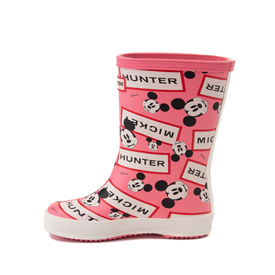 Alternate view of Hunter x Disney Kids First Mickey Mouse Rain Boot - Toddler / Little Kid - Pink