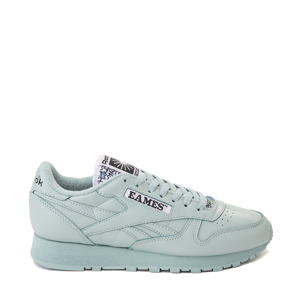 Main view of Mens Reebok x Eames Classic Leather Athletic Shoe - Seaside Gray