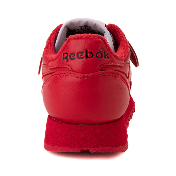 alternate view Mens Reebok x Eames Classic Leather Athletic Shoe - Vector RedALT4