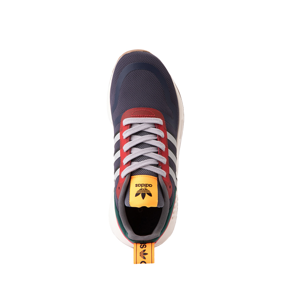 alternate view adidas Multix Athletic Shoe - Big Kid - Navy / Color-BlockALT2