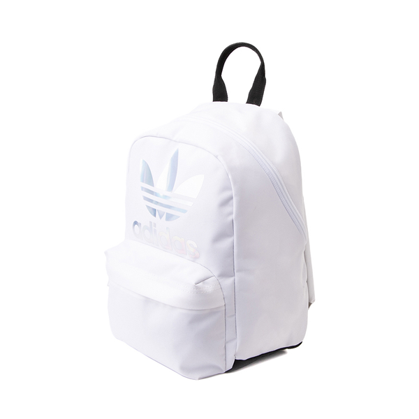 alternate view adidas National Mini Backpack - White / Halo SilverALT4