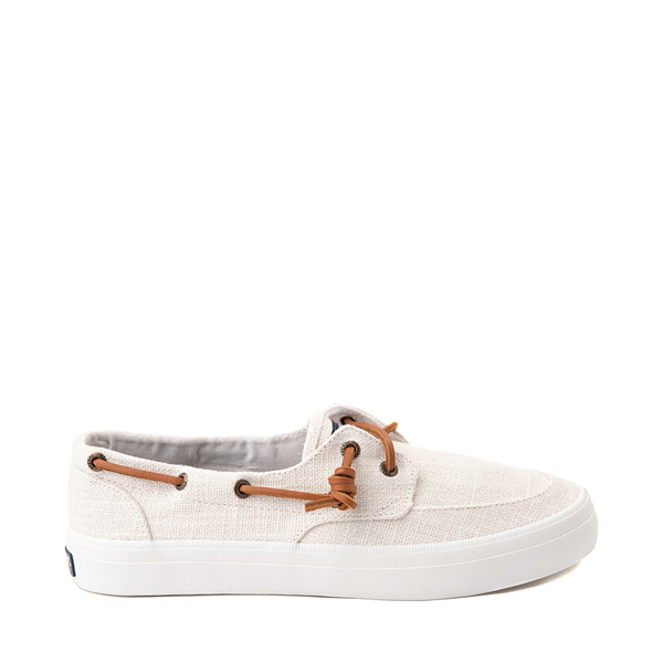 Main view of Womens Sperry Top-Sider Crest Boat Shoe - White