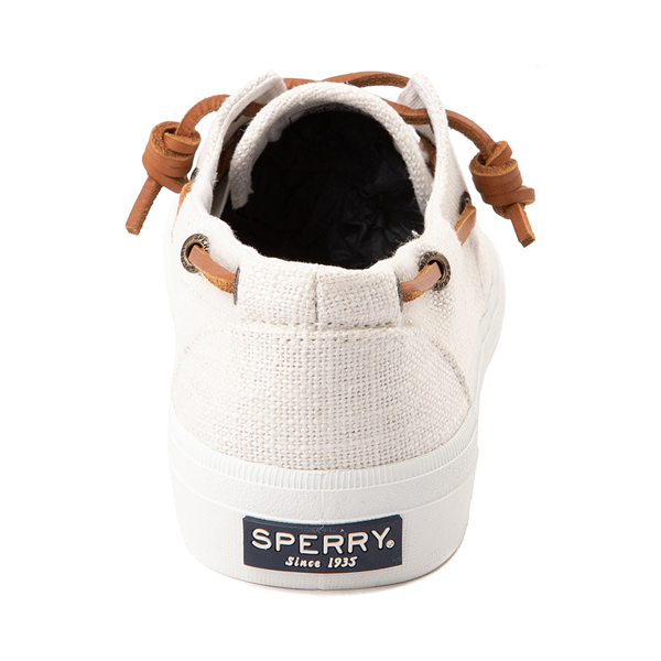 alternate view Womens Sperry Top-Sider Crest Boat Shoe - WhiteALT4