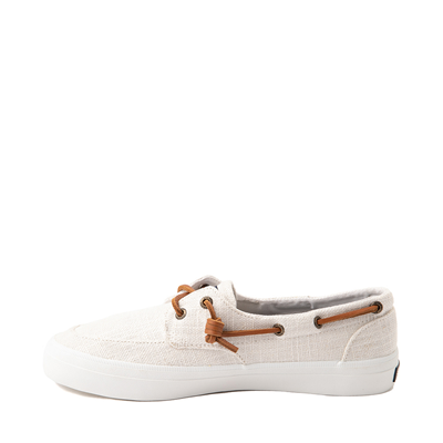 Alternate view of Womens Sperry Top-Sider Crest Boat Shoe - White